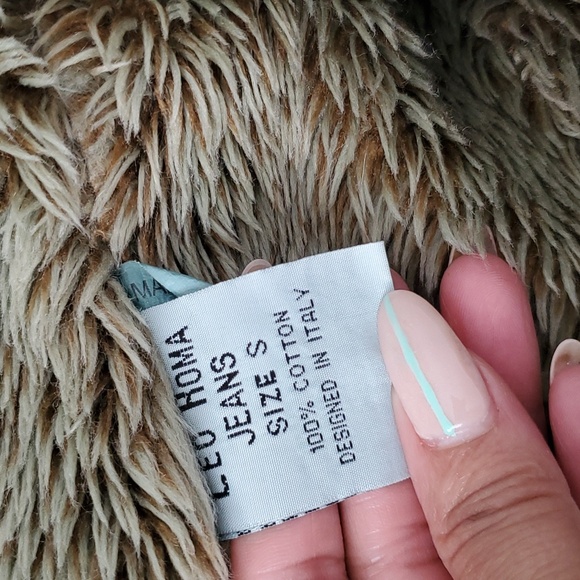 Leo Roma Faux Fur Denim Vest - Picture 4 of 4